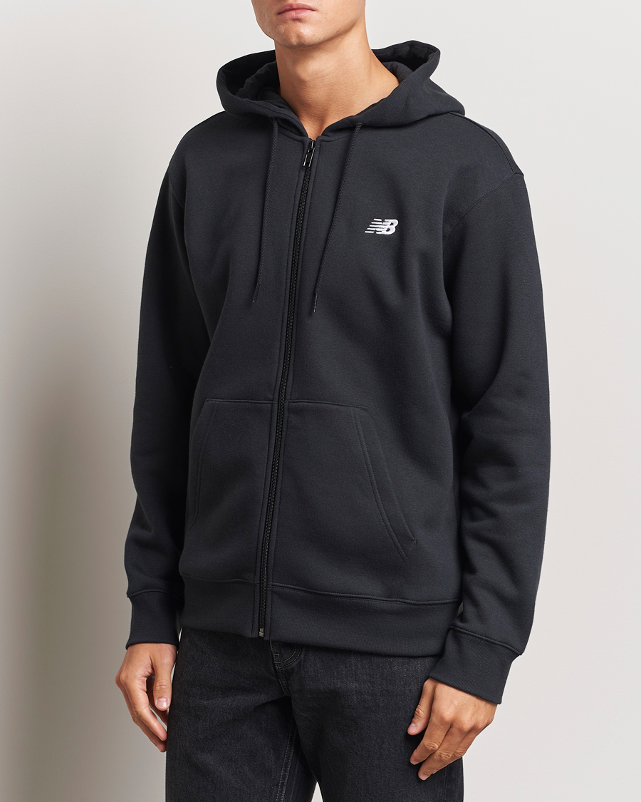 Herr |  | New Balance | Essentials Full Zip Fleece Hoodie Black