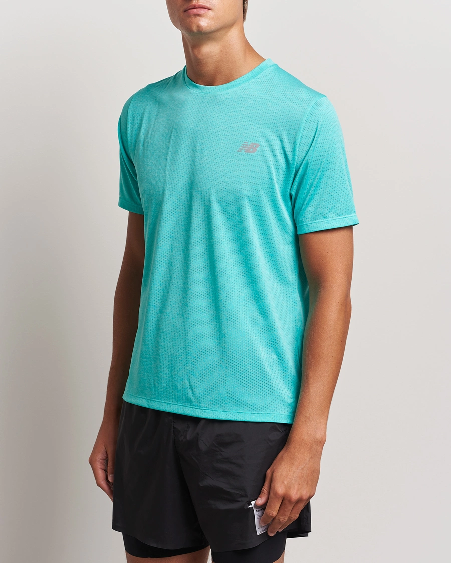 Herr |  | New Balance Running | Athletics Run T-Shirt Cyber Jade