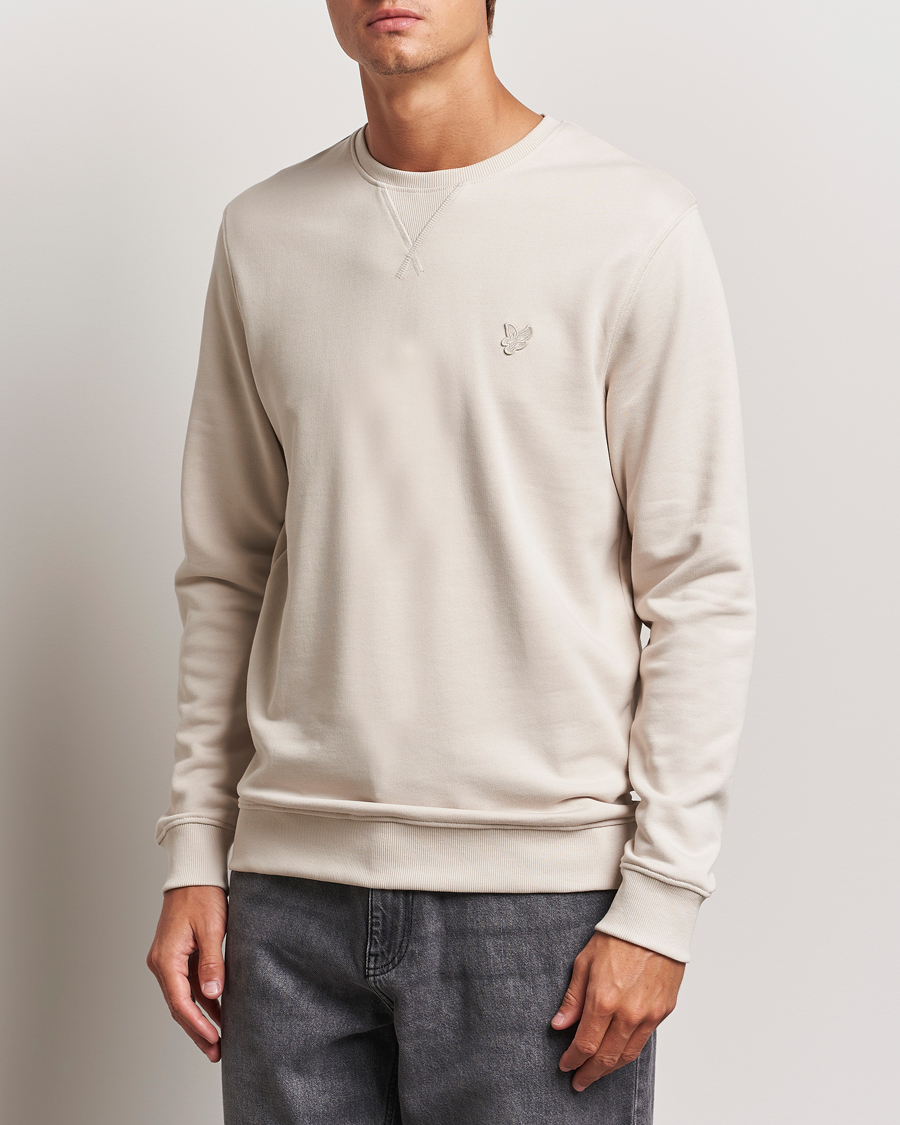 Herr |  | Lyle & Scott | Tonal Eagle Crew Neck Sweatshirt Cove