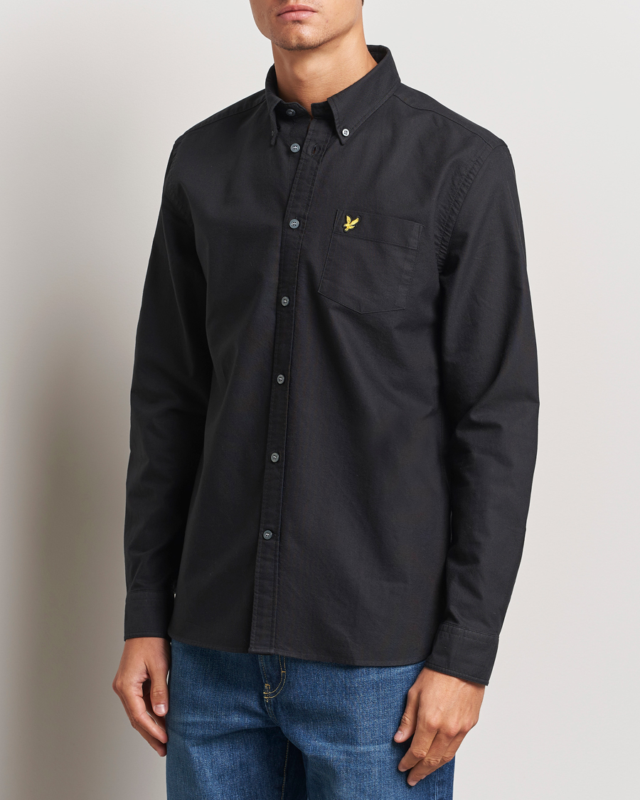 Herr |  | Lyle & Scott | Lightweight Oxford Shirt Jet Black