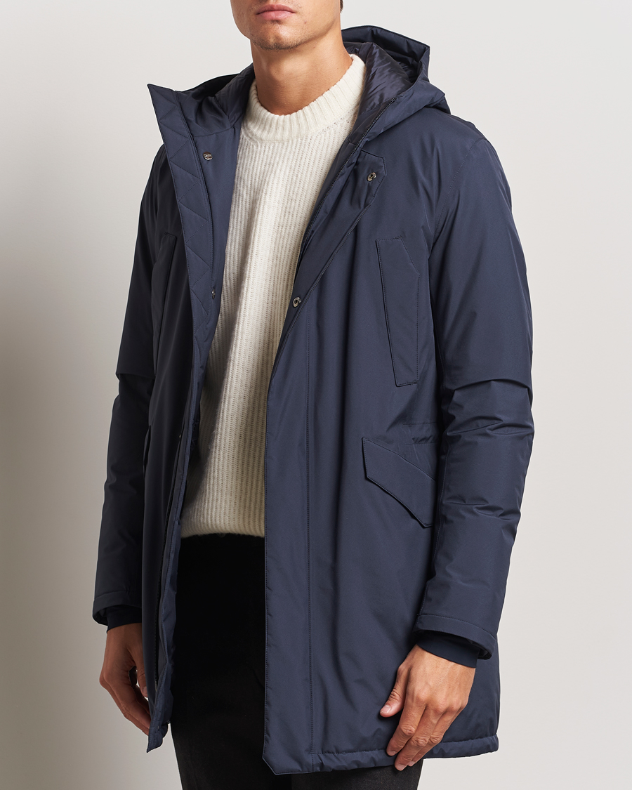 Herr |  | Herno | Laminar Fishtail Parka Navy