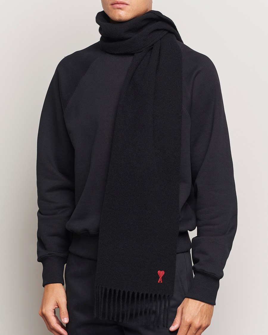 Herr |  | AMI | Heart Logo Scarf Black