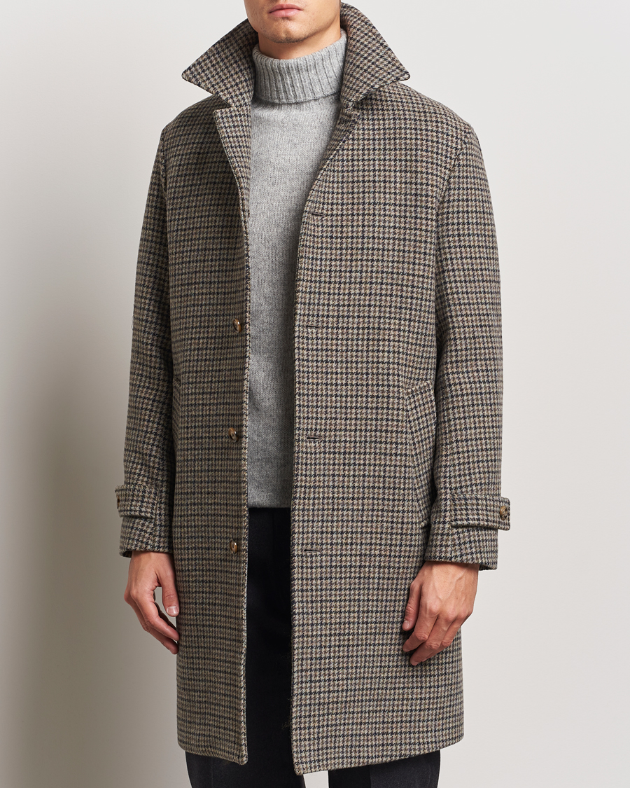 Herr |  | Valstar | Marcello Wool Overcoat Grey Houndstooth