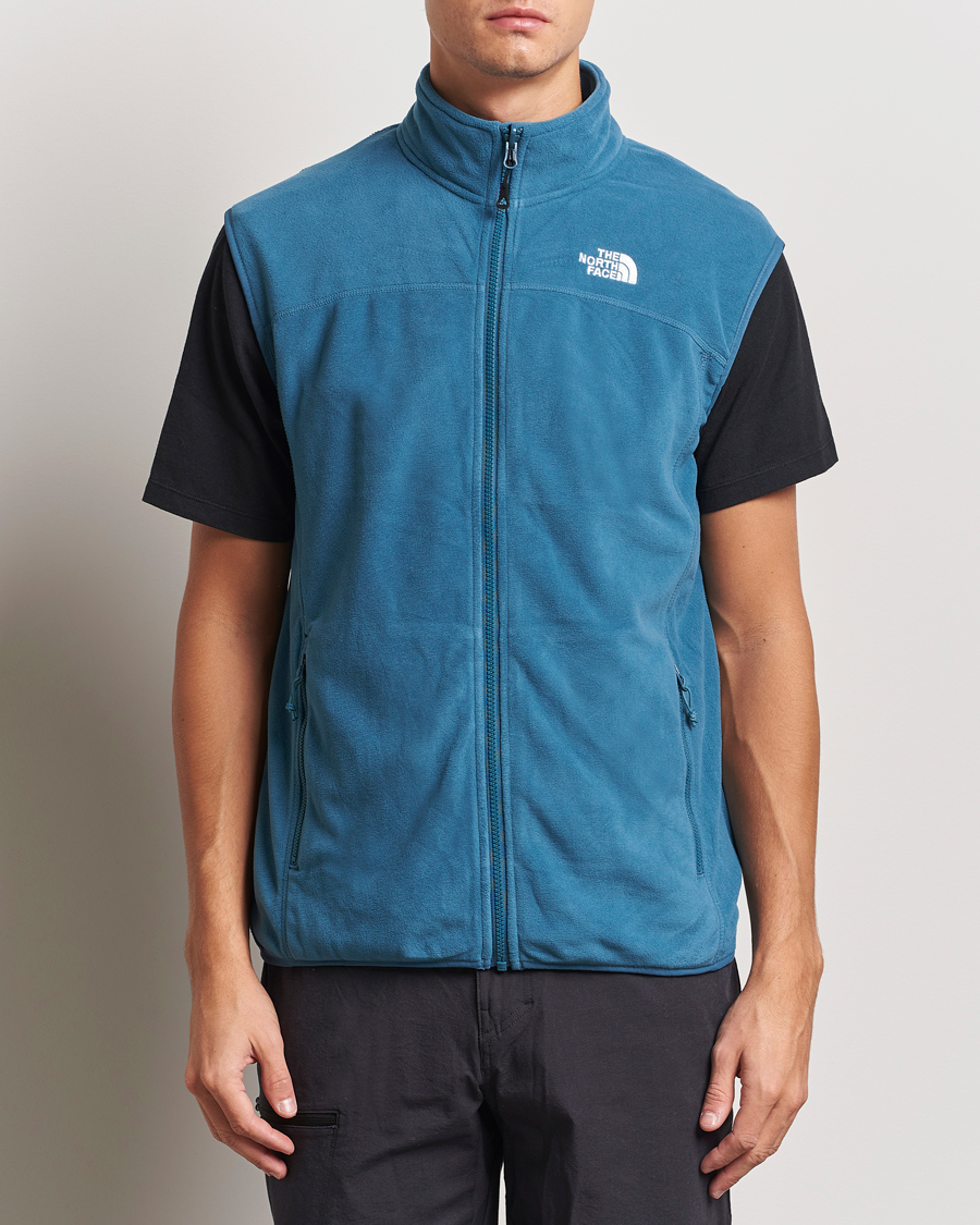 Herr |  | The North Face | 100 Glacier Fleece Vest Midnight Petrol