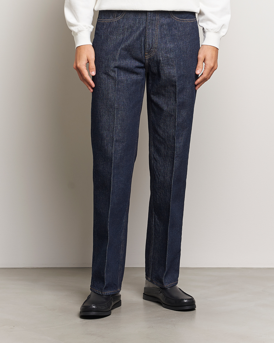 Herr |  | Auralee | Regular Fit Denim Pants Dark Indigo