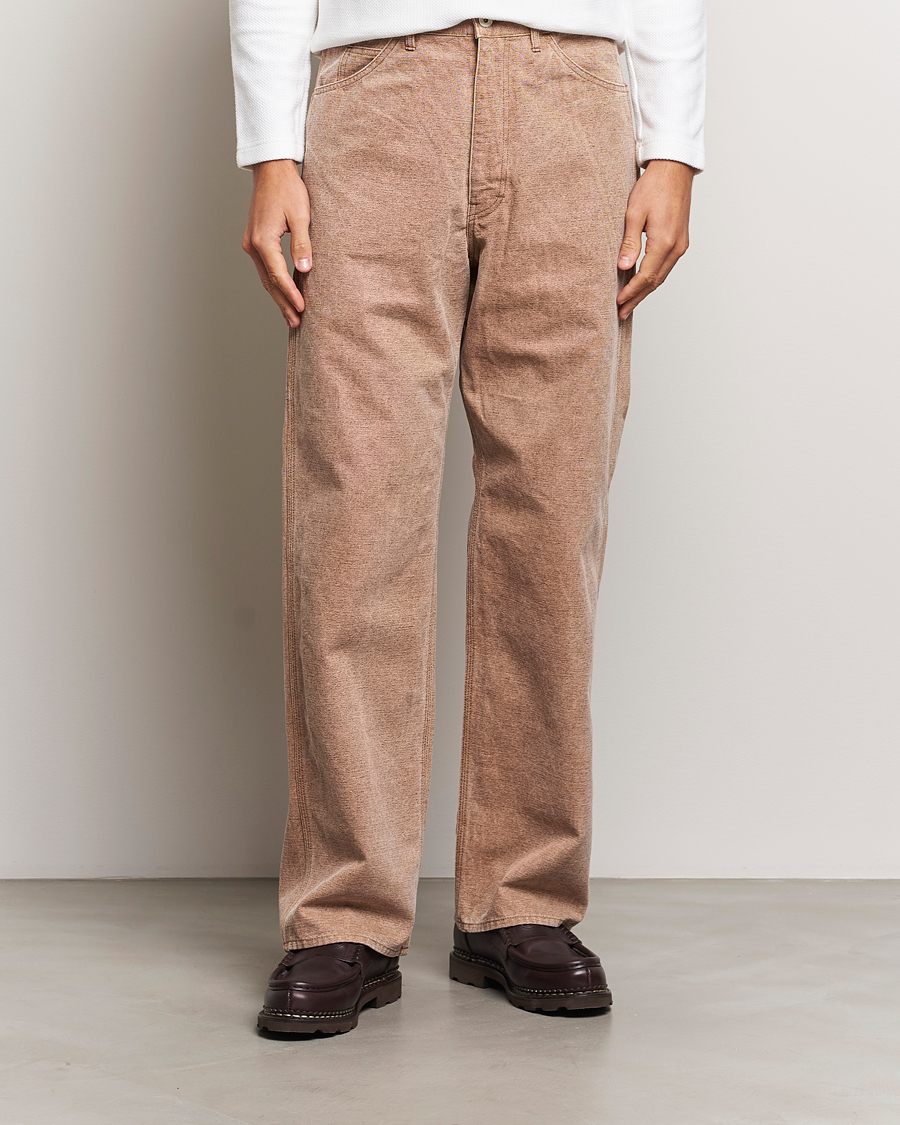 Herr |  | Auralee | Washed Canvas Pants Light Brown