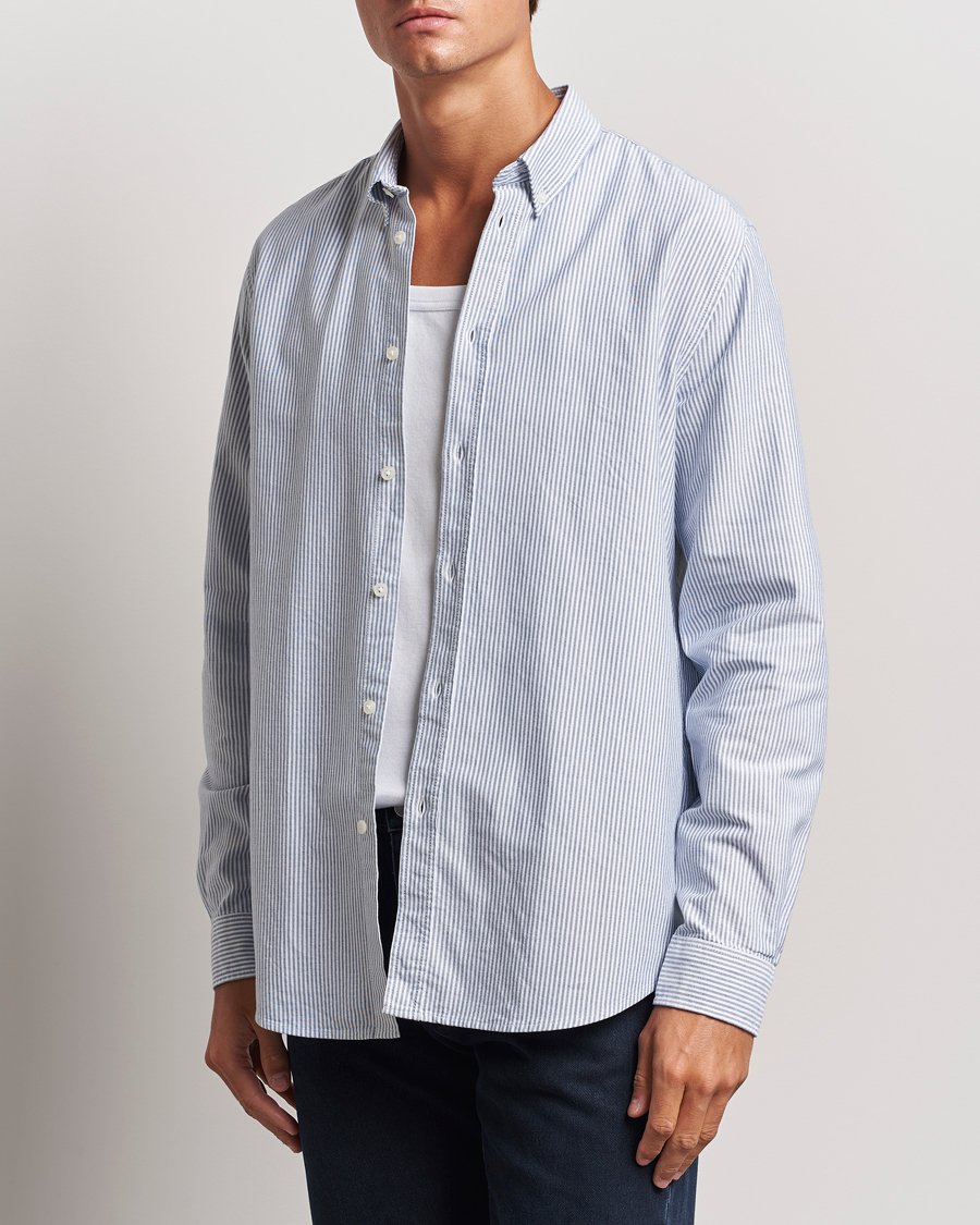 Herr | Oxfordskjortor | Samsøe Samsøe | Saliam Oxford Shirt Oxford Narrow Stripe