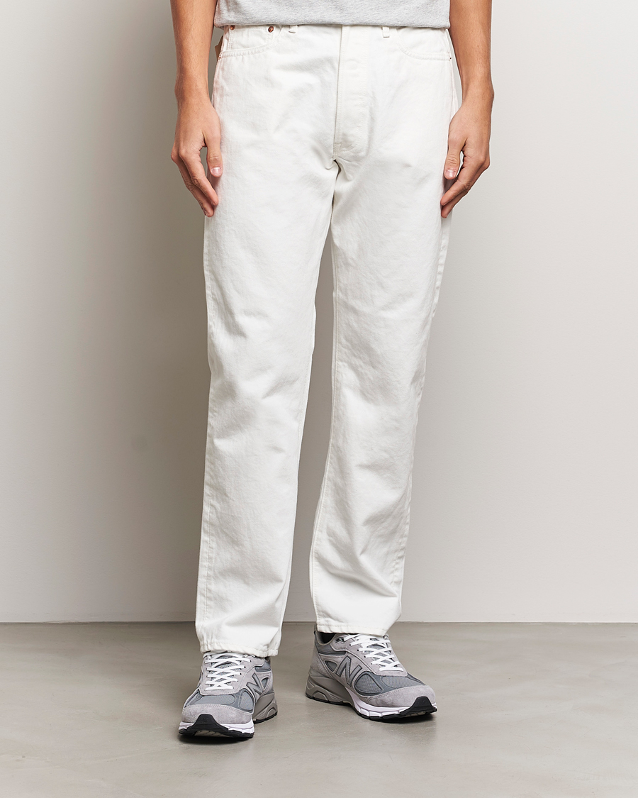 Herr |  | orSlow | Straight Fit 105 Selvedge Jeans White