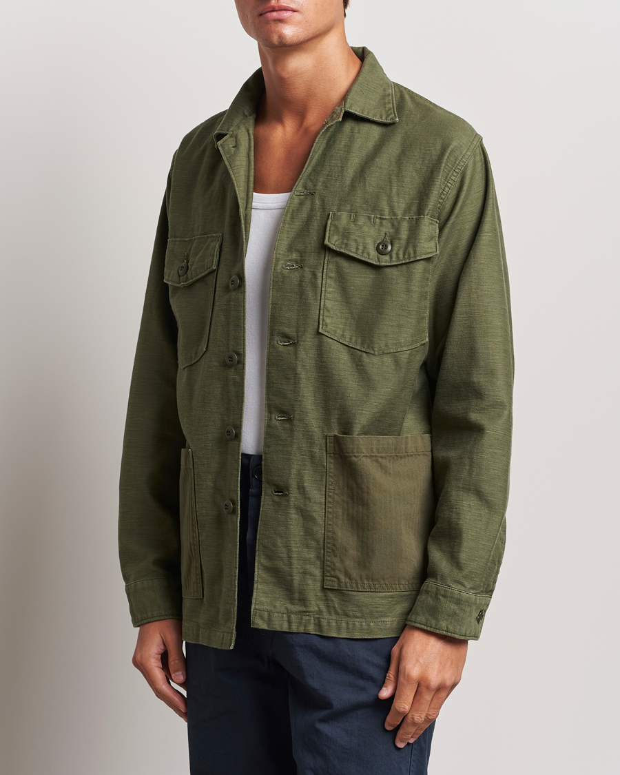 Herr |  | orSlow | 4 Pockets US Army Shirt Dark Olive