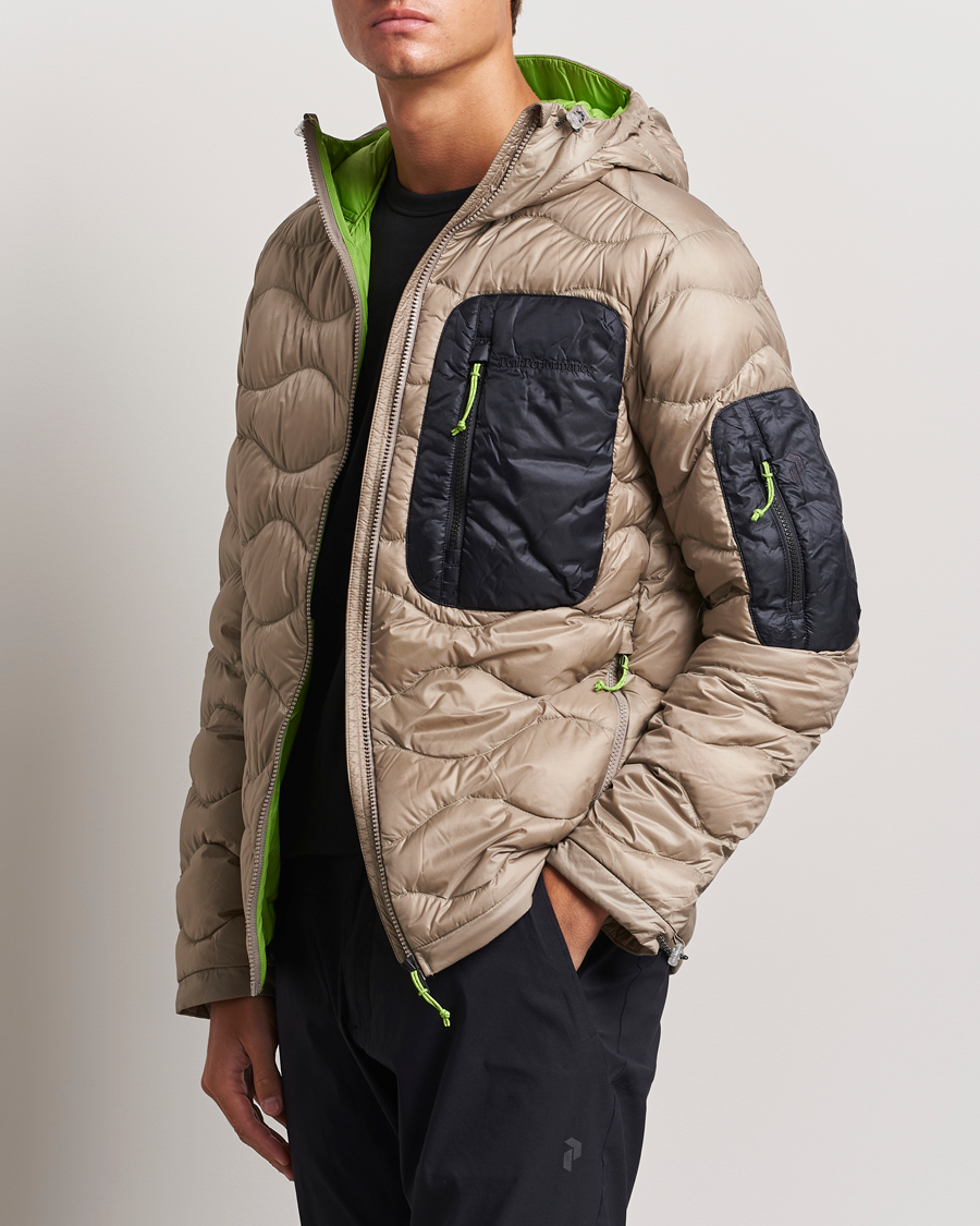 Herr |  | Peak Performance | Helium Utility Down Hood Jacket Avid Beige