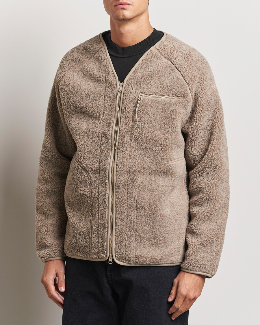 Herr |  | Peak Performance | Heavy Pile Oversized Cardigan Avid Beige