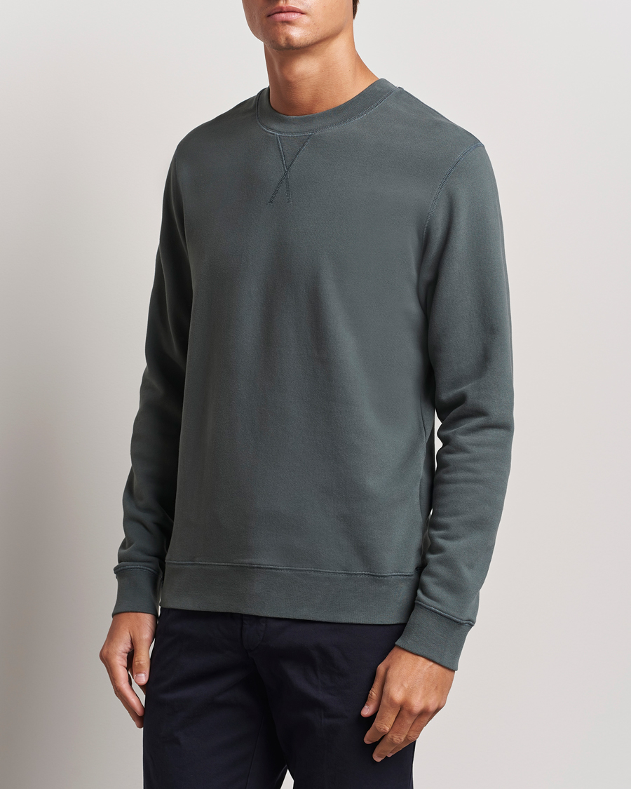 Herr |  | Sunspel | Loopback Sweatshirt Drill Green