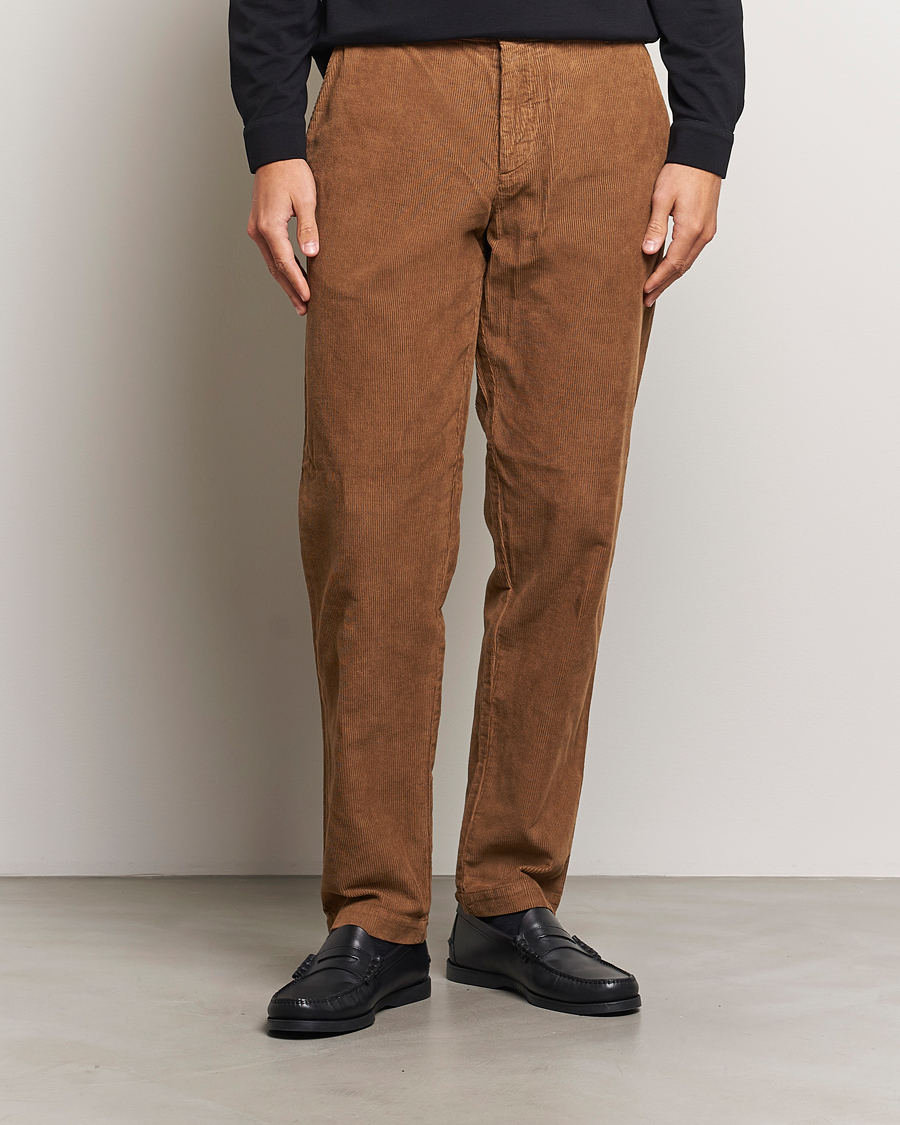 Herr |  | Sunspel | Corduroy Chore Trousers Sandstone