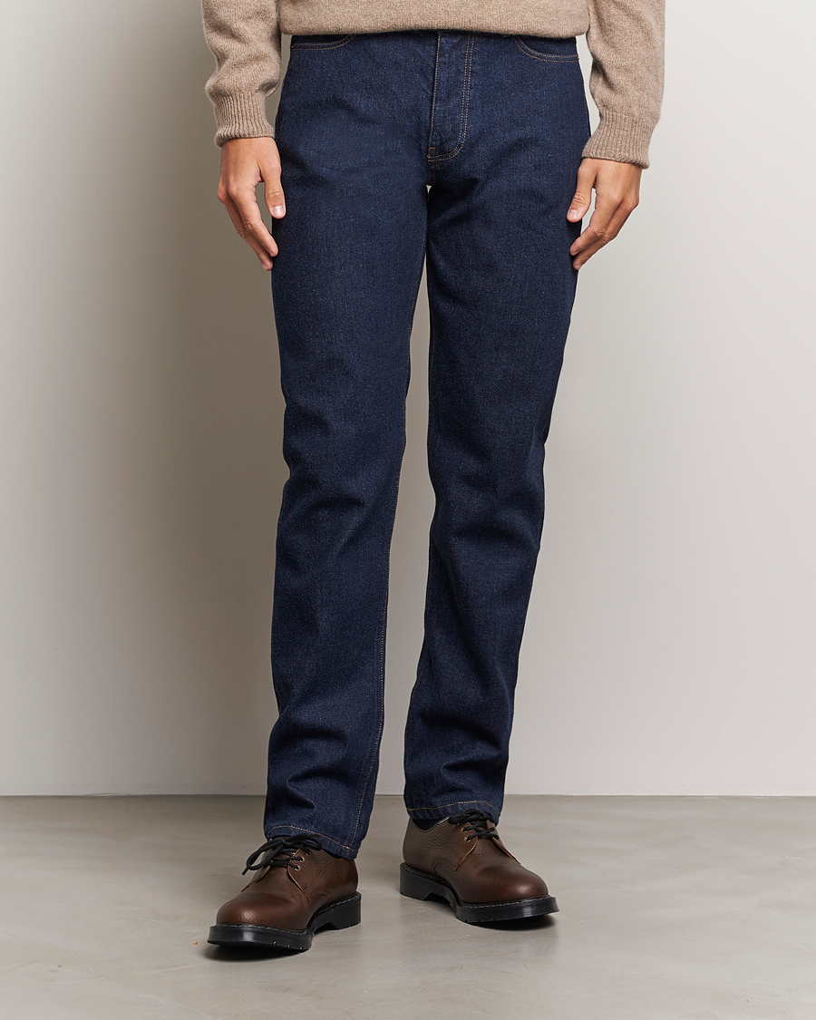 Herr |  | Sunspel | Regular Fit Jeans Rinse Wash