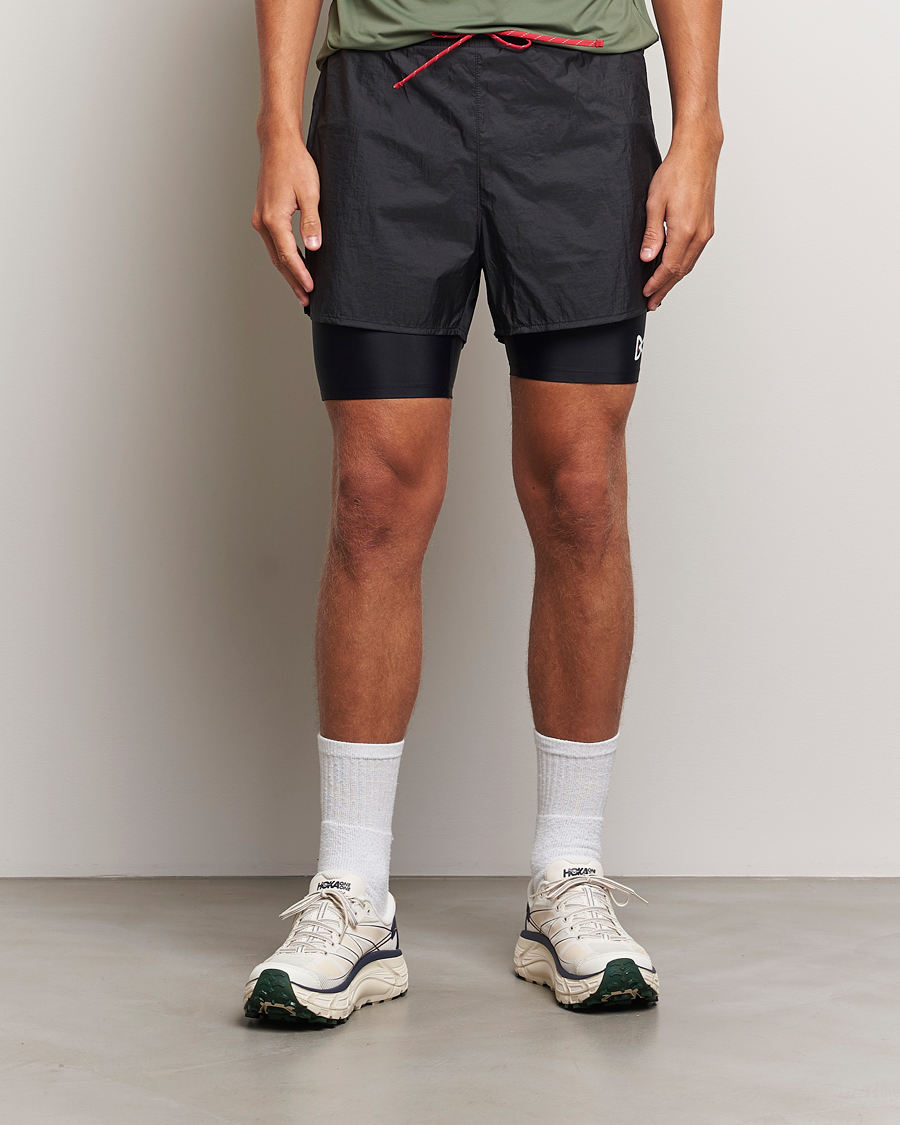 Herr | Shorts | District Vision | Ripstop Layered Trail Shorts Black