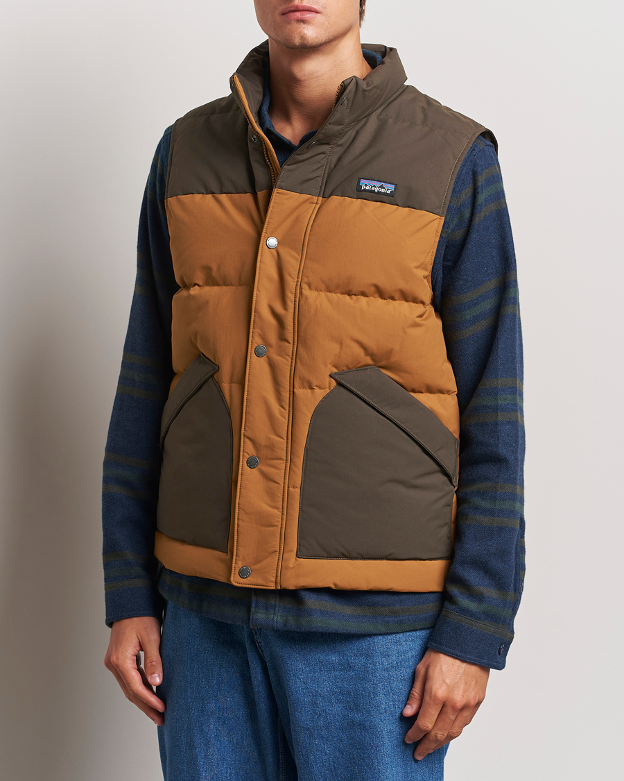 Herr | Höstjackor | Patagonia | Downdrift Vest Brown