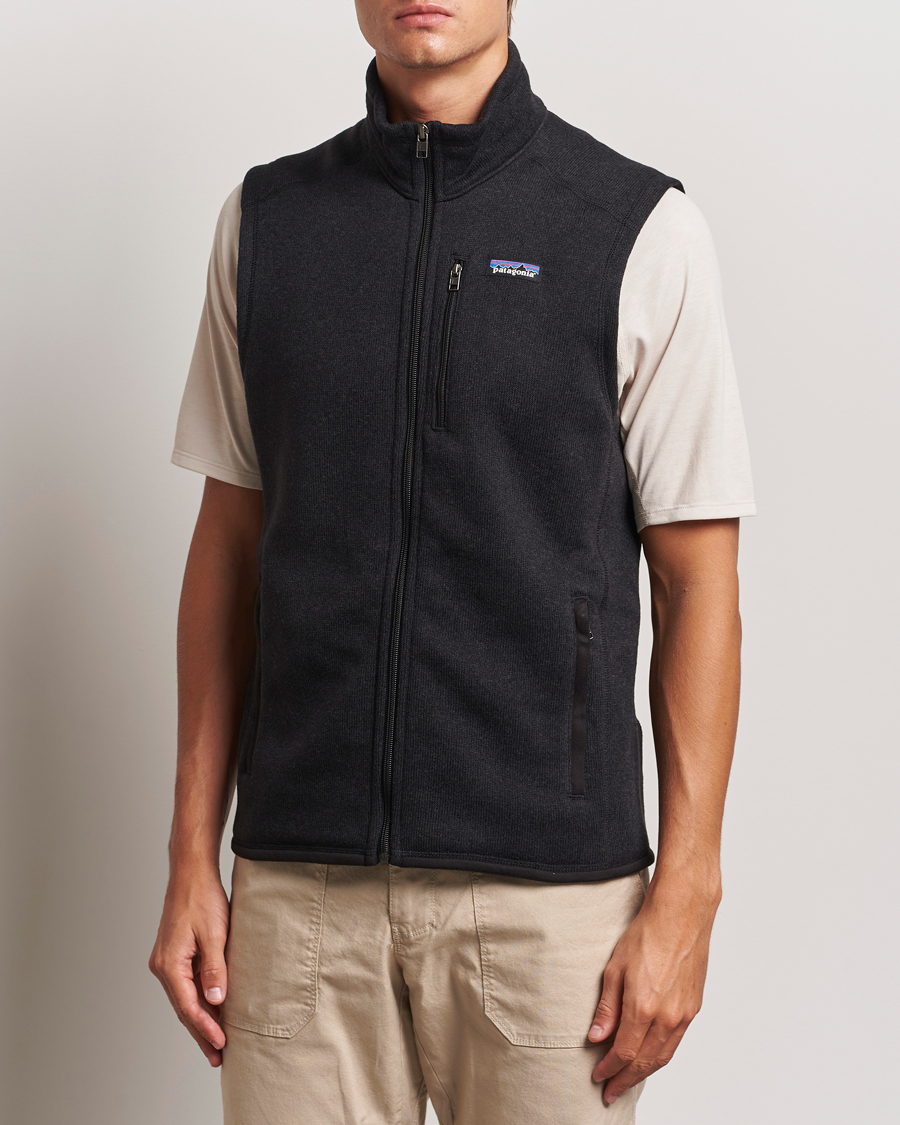 Herr | Tröjor | Patagonia | Better Sweater Vest Black