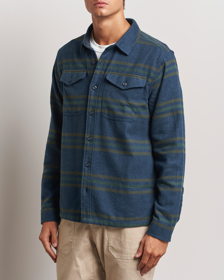 Herr | Active | Patagonia | Fjord Flannel Shirt Smolder Blue