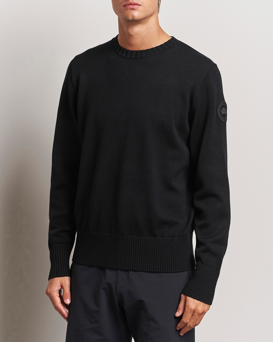 Herr |  | Canada Goose Black Label | Canada Goose Rosseau Crew Neck Black