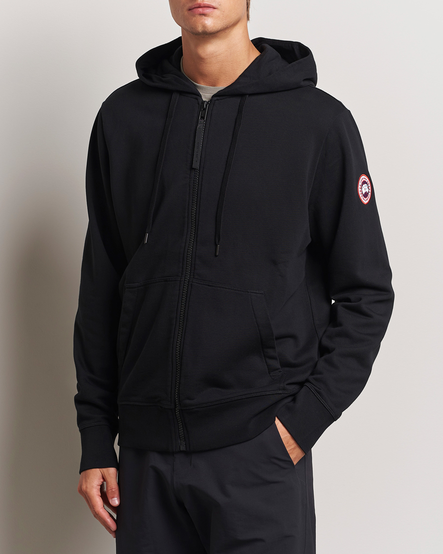 Herr |  | Canada Goose | Huron Full Zip Hoodie Black