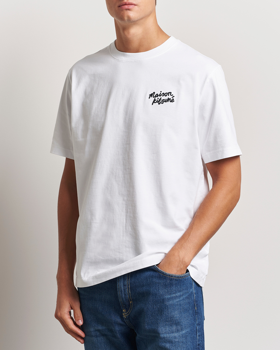 Herr |  | Maison Kitsuné | Mini Handwriting T-shirt White