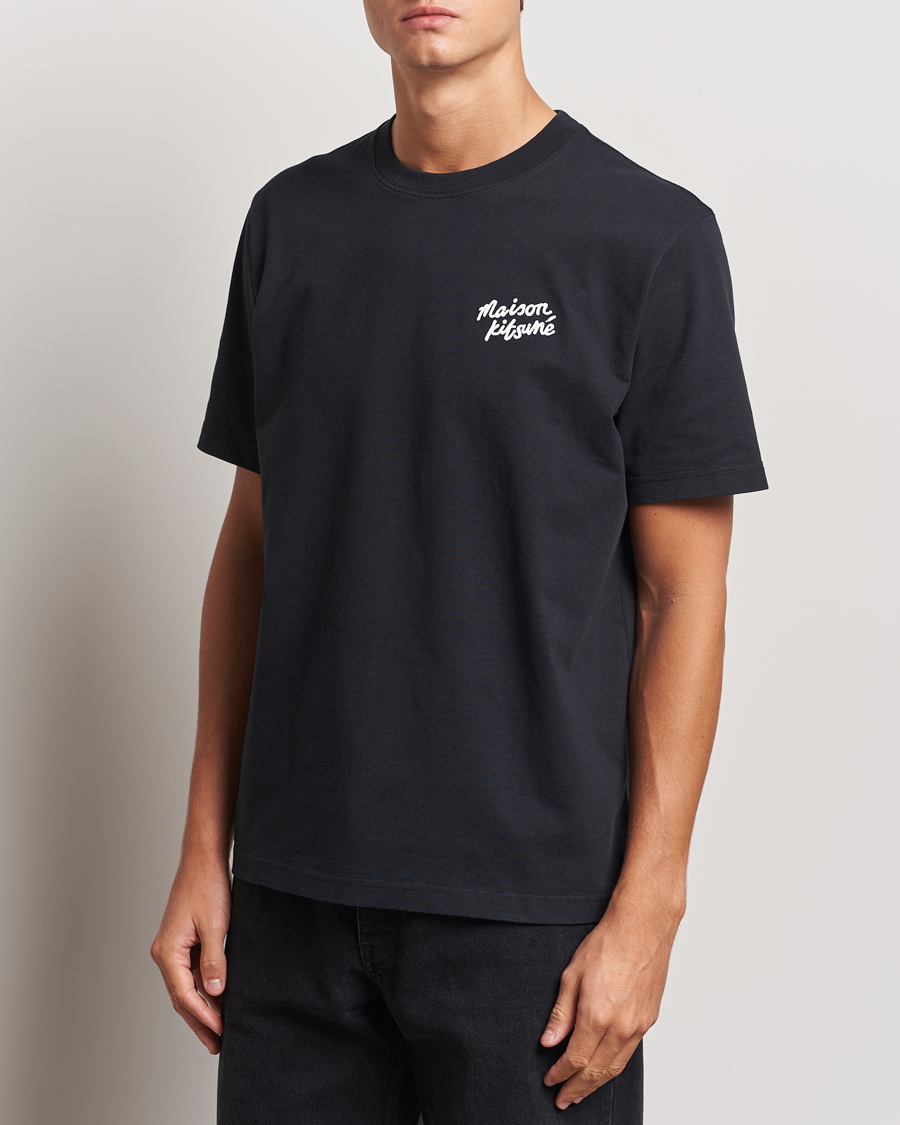 Herr |  | Maison Kitsuné | Mini Handwriting T-shirt Black