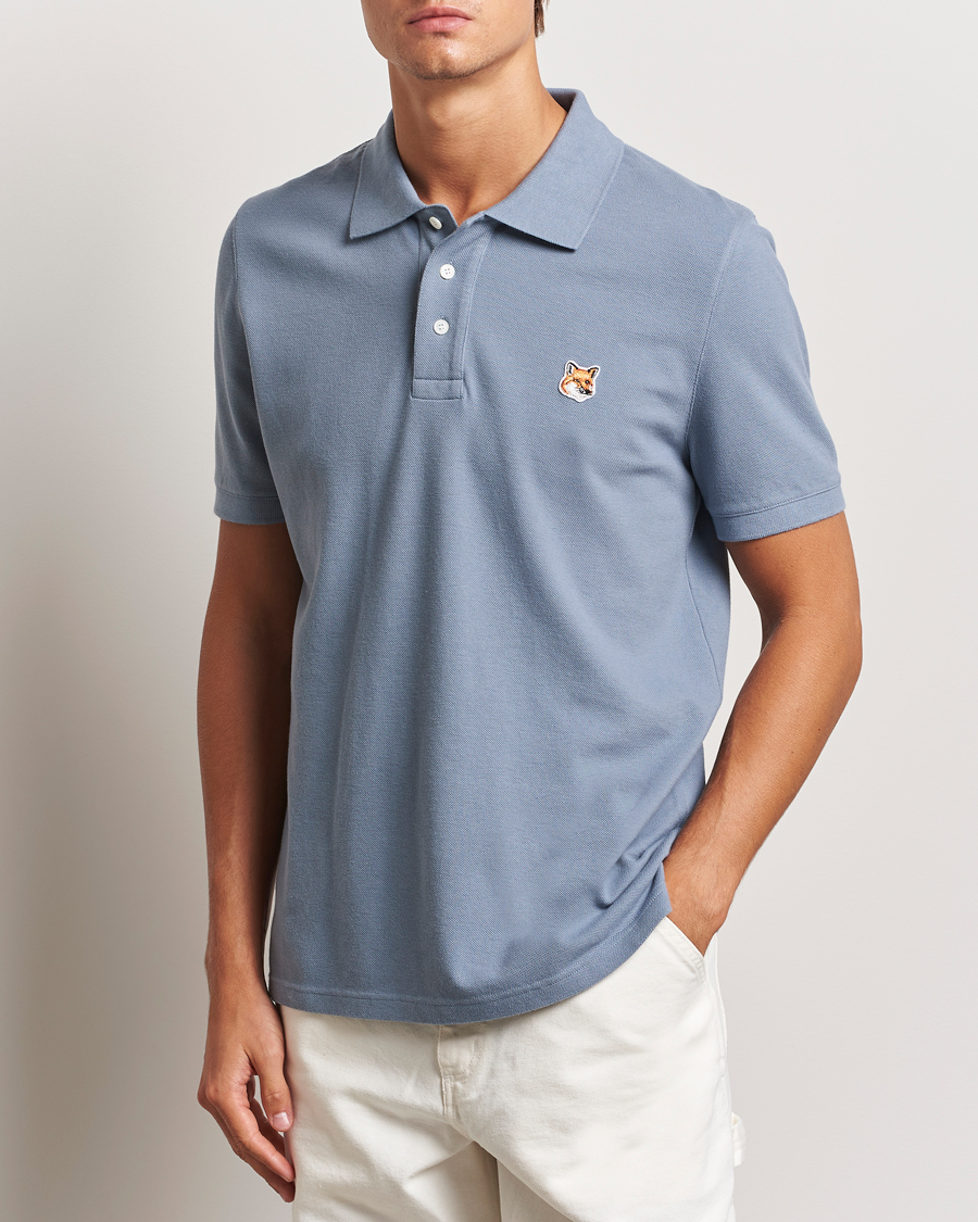 Herr |  | Maison Kitsuné | Fox Head Polo Moonlight Blue