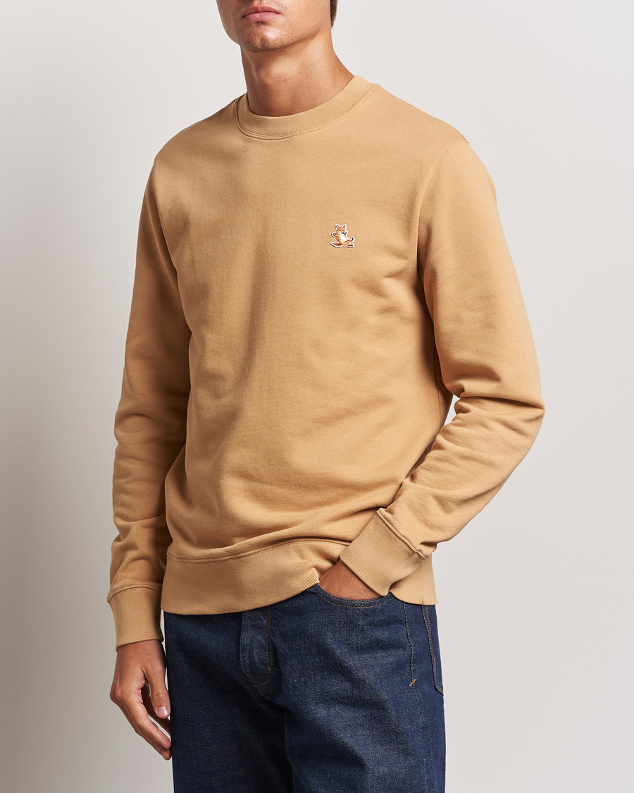 Herr |  | Maison Kitsuné | Chillax Fox Sweatshirt Chamomile Beige