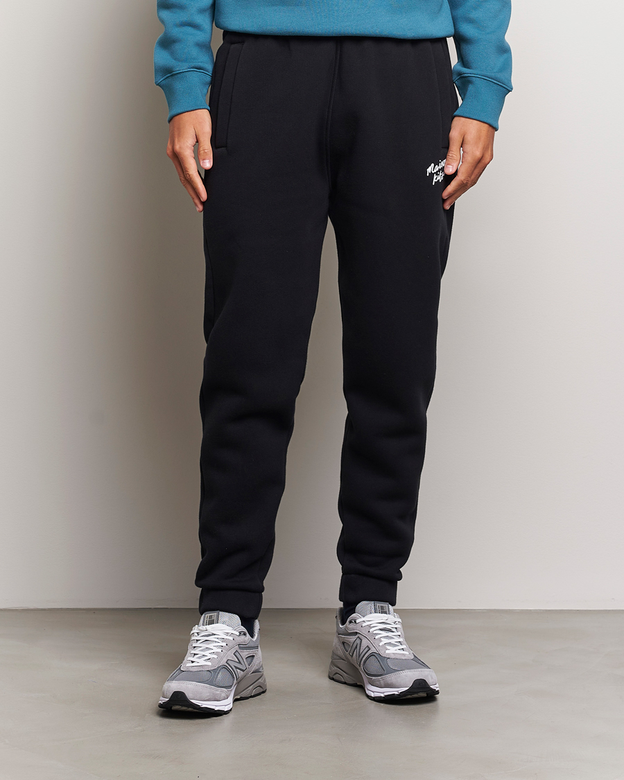 Herr | Mjukisbyxor | Maison Kitsuné | Mini Handwriting Sweatpants Black