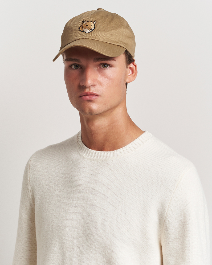 Herr |  | Maison Kitsuné | Fox Head Cap Chino Beige