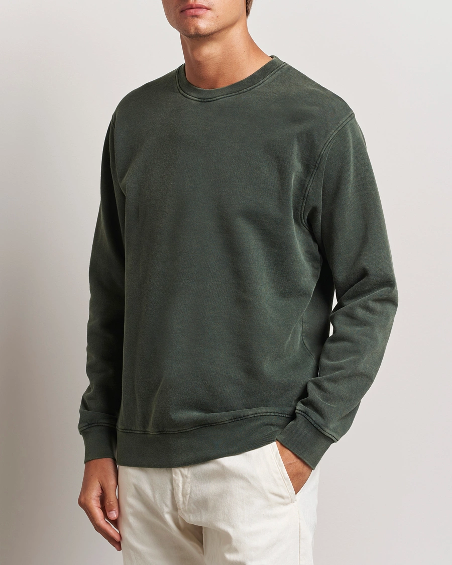 Herr |  | Colorful Standard | Classic Organic Crew Neck Sweat Midnight Forest