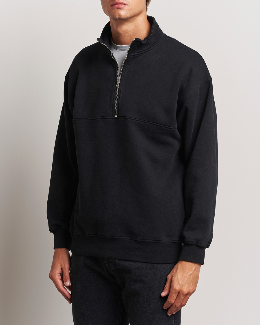 Herr | Half-zip | Colorful Standard | Classic Organic Half-Zip Deep Black