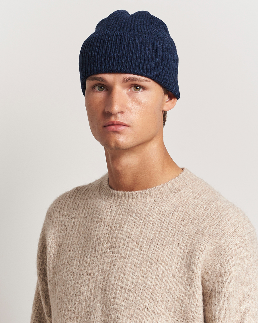 Herr |  | Colorful Standard | Merino Wool Beanie Marine Blue