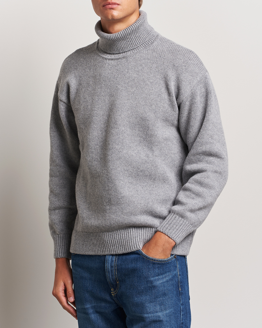 Herr |  | Colorful Standard | Merino Wool Turtleneck Heather Grey