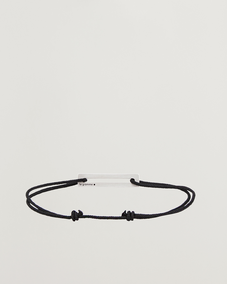 Herr |  | LE GRAMME | Lacquered Cord Bracelet Red