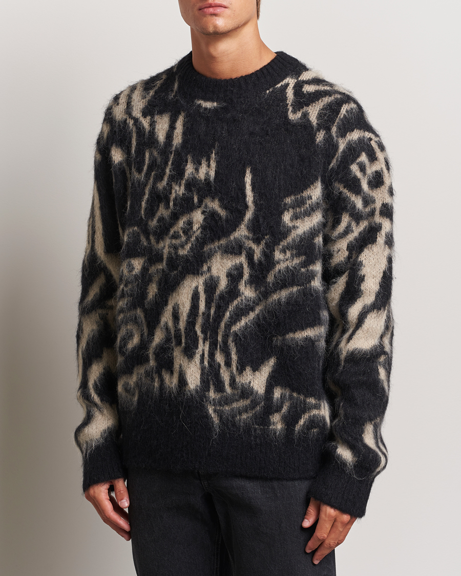 Herr |  | J.Lindeberg | Falkor Jacquard Knit Sweater Black