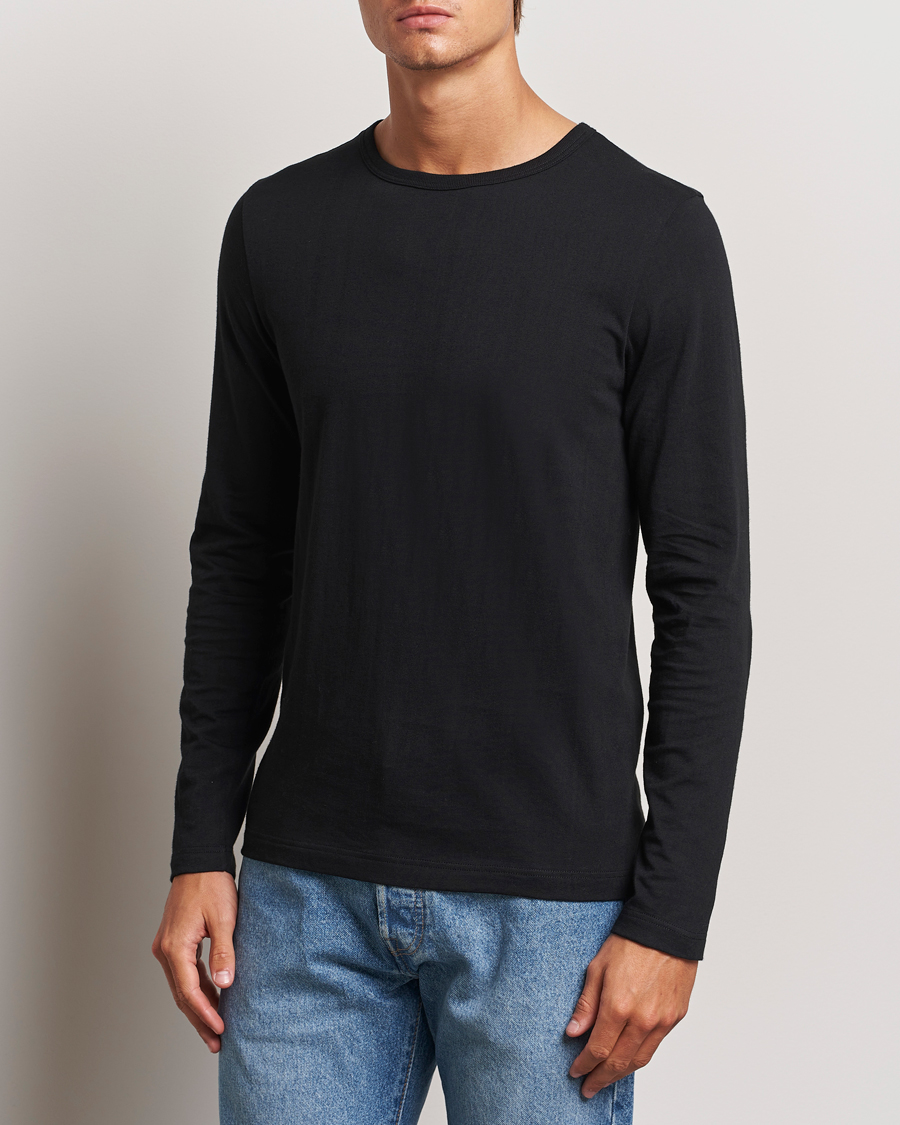 Herr |  | Merz b. Schwanen | 1950s Classic Loopwheeled Longsleeve T-Shirt Black