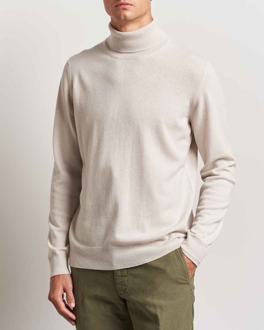 Herr |  | Gran Sasso | Wool/Cashmere Rollneck Cream