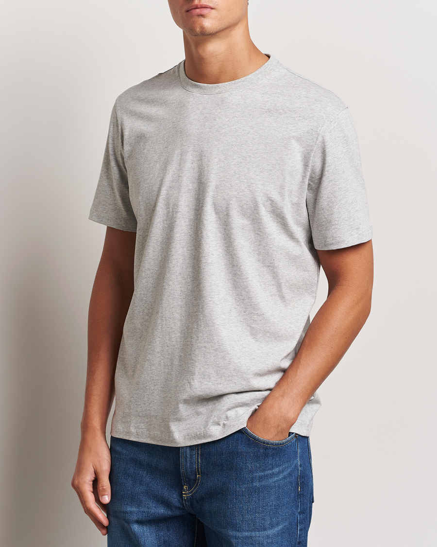 Herr |  | A Day\'s March | Midweight T-Shirt Grey Melange