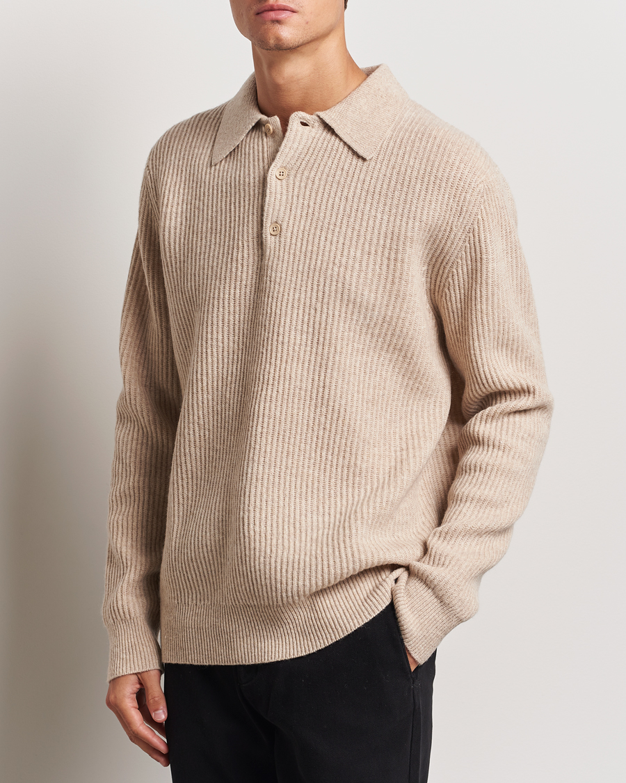 Herr |  | A Day\'s March | Dover Lambswool Polo Sand Melange