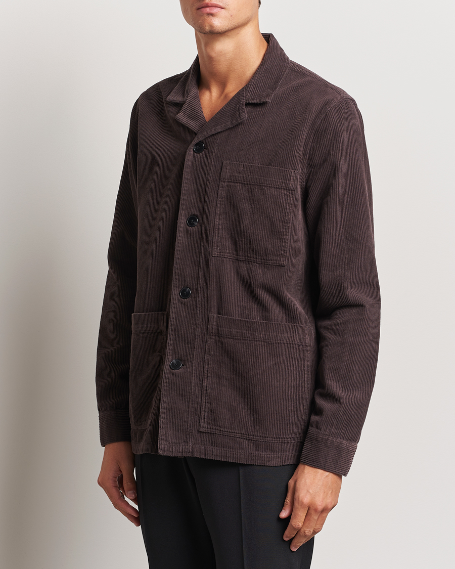 Herr |  | A Day\'s March | Banagher Corduroy Overshirt Chocolate