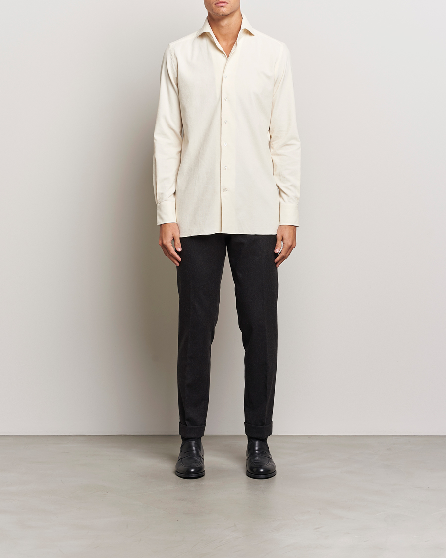 Herr |  | 100Hands | Japan Corduroy Shirt Off White