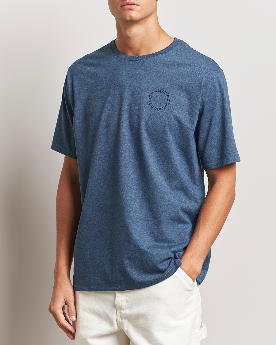 Herr | T-Shirts | Patagonia | Spoke Stencil Responsibili T-Shirt Utility Blue