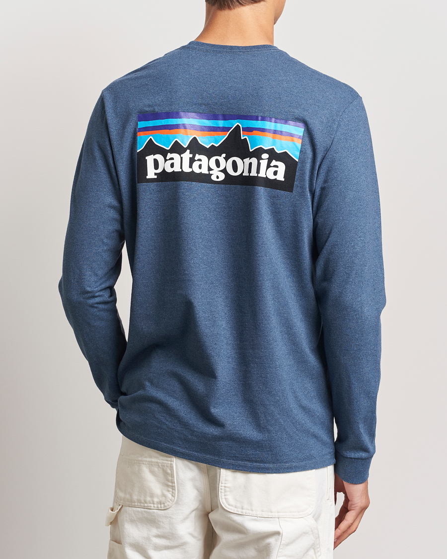 Herr | T-Shirts | Patagonia | P-6 Logo Responsibiliti T-Shirt Utility Blue