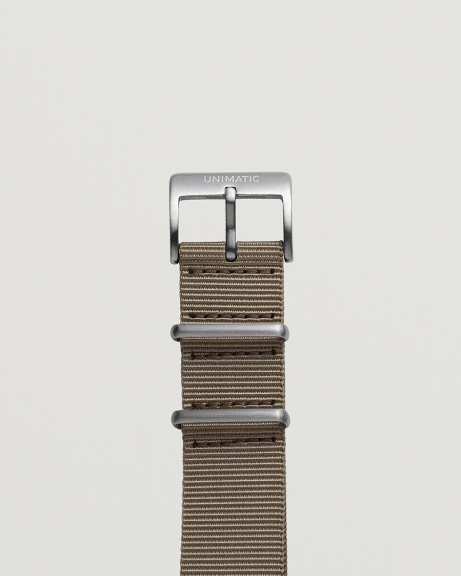 Herr |  | UNIMATIC | Nylon Nato Steel 22m Strap Sand 