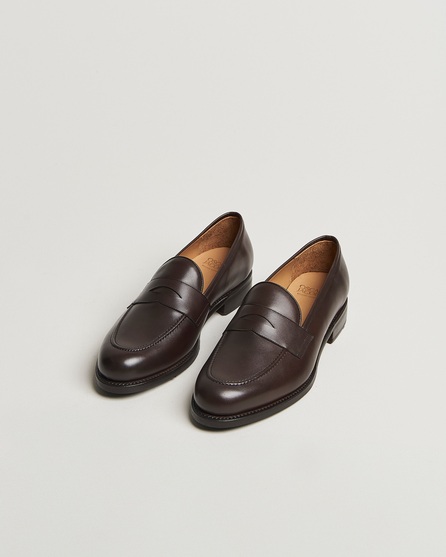 Herr |  | Oscar Jacobson | Penny Loafers Dark Mud Brown