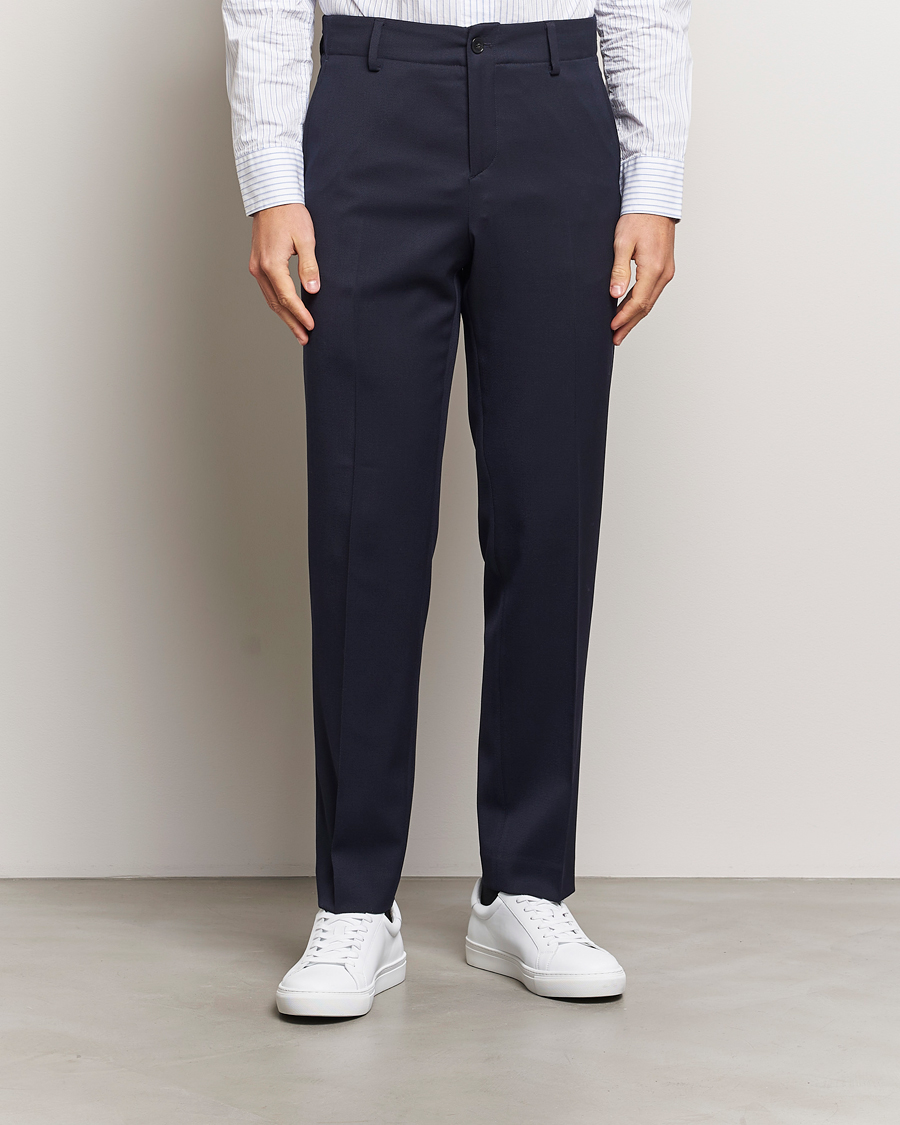 Herr |  | Filippa K | Tailored Drawstring Trousers Navy