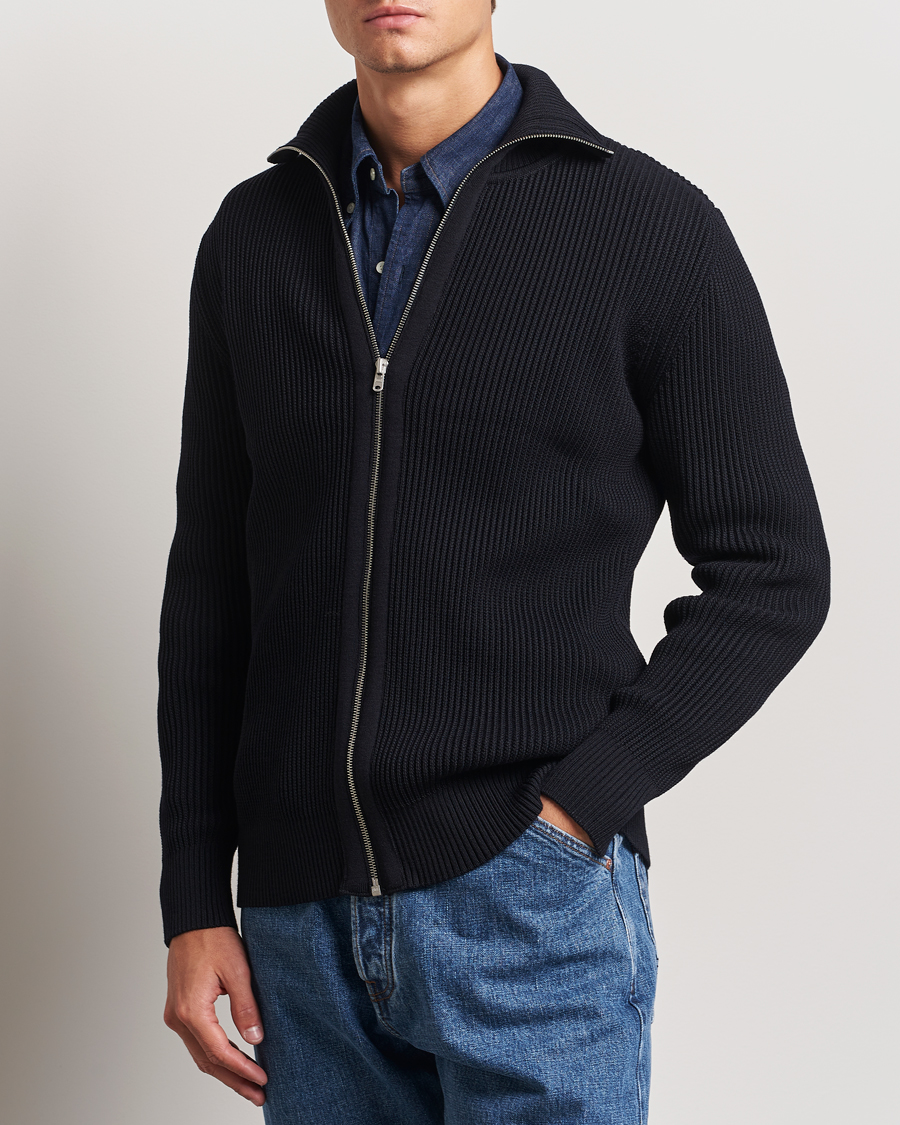 Herr |  | S.N.S. Herning | Fender Wool Full Zip Navy Blue