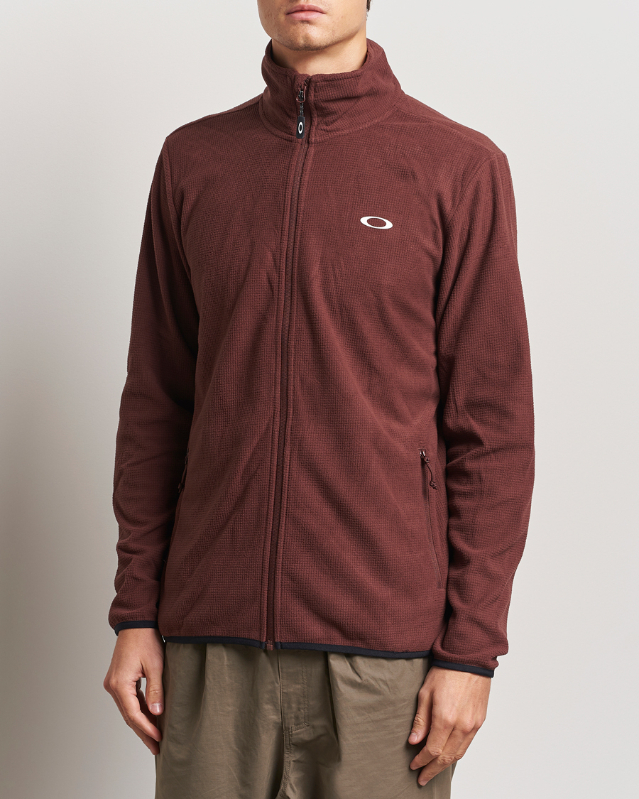 Herr |  | Oakley | Alpine Full Zip Sweatshirt Grenache