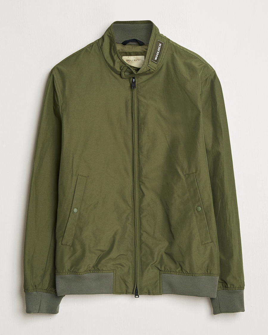 Herr | Jackor | Woolrich | Cruiser Bomber Jacket Greenstone